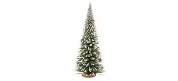 NO 4019836 - Sapin enneigé déco avec embase en bois, 35 cm - Noch
