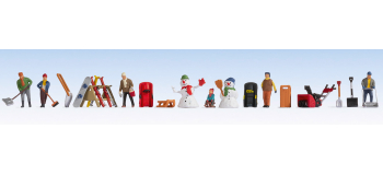 NO 16220 - Figurines thématiques « Un jour en hiver » - Noch