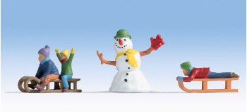 NO 17921 - Enfants à la neige - Noch