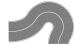 NO 60710 - Grande route gris, virage - Noch