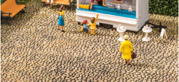 NO 60326 - Place structurée « Place du village », 21 x 15,5 cm - Noch