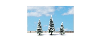 Modélisme ferroviaire : NOCH NO 25234 - 3 sapins enneigés