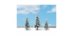 Modélisme ferroviaire : NOCH NO 25234 - 3 sapins enneigés