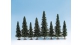 Modélisme ferroviaire : NOCH NO 26322 - 10 Sapins 170-200 mm 
