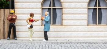 NO 16608 - Funny-Scenes, Faire le trottoir - Noch