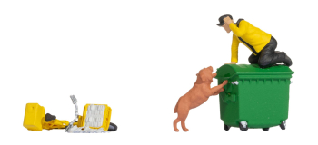 NO 16610 - Funny-Scenes, Attention au chien - Noch