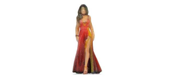 NO 10405 - Dame en robe rouge, 3D-Master - Noch
