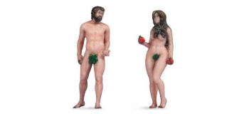 NO 10801 - Adam et Eve, 3D-Master - Noch