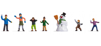 NO 15821 - Enfants à la neige - Noch