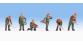 NOCH 36061 figurines Miniatures Noch Forestiers echelle N