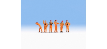 Modélisme ferroviaire : NOCH NO36275 - Equipe de manoeuvre