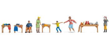 NO 16281 - Figurines thématiques « Marché aux puces » - Noch