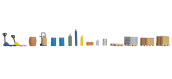 NO 14823 - Accessoires pour gares de marchandises - Noch