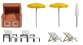 NO 14844 - Accessoires de plage - Noch