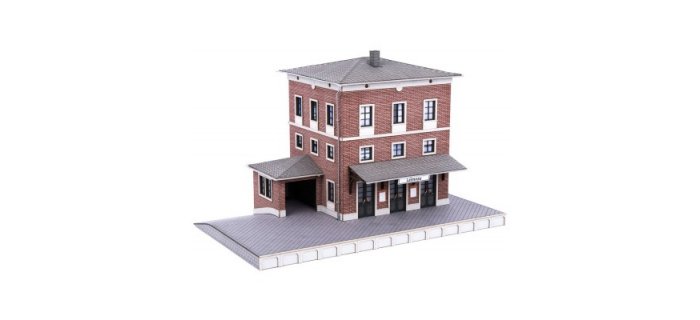 Kit Maquette Gare Bergün NOCH - Échelle N (1:160) - Découpe Laser - Pour Modélisme Ferroviaire