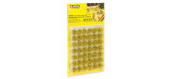 Modélisme ferroviaire : NOCH NO 07043 - Touffes d'herbes Mini-Set XL fleuries, jaunes