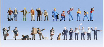 Modélisme ferroviaire : NOCH NO 16109 - Set de figurines 