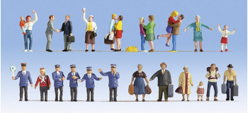 Modélisme ferroviaire : NOCH NO 16121 - Set de figurines 