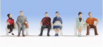 Modélisme ferroviaire : NOCH NO 18130 - Gens assis