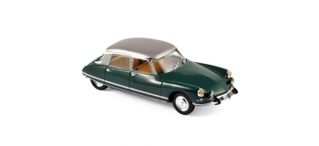 Miniatures : NOREV NORE157008 - Citroën DS 21 Pallas 1967 - Jura Green & Silver 