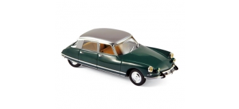 Miniatures : NOREV NORE157008 - Citroën DS 21 Pallas 1967 - Jura Green & Silver 