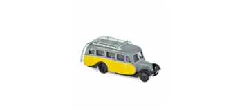 Modélisme ferroviaire : Citroën U23 Autocar 1947 - Yellow & Grey