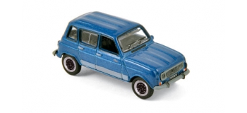 Modélisme ferroviaire : NOREV NORE510085 - Renault 4 GTL Clan 1987 - bleue ardoise