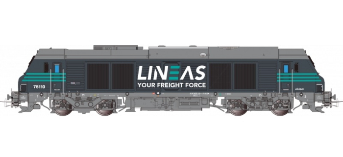 OS7501 - Locomotive diesel BB 75110 LINEAS - Oskar