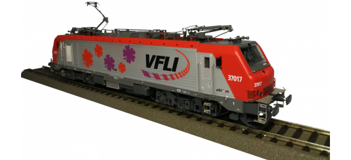 OS3704DCCS - Locomotive électrique BB 37017 AKIEM en livrée VFLI, DCC SOUND - Oskar