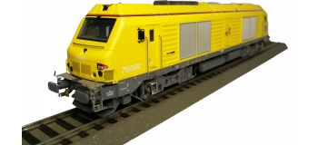 OS7505 - Locomotive diesel BB 675092 SNCF INFRA toit jaune - Oskar