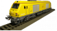 OS7505 - Locomotive diesel BB 675092 SNCF INFRA toit jaune - Oskar