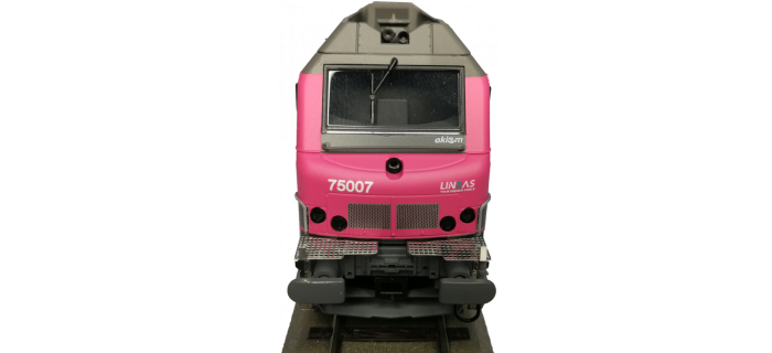 OS7520 - Locomotive diesel BB 75007 nez fuchsia v1 LINEAS - Oskar