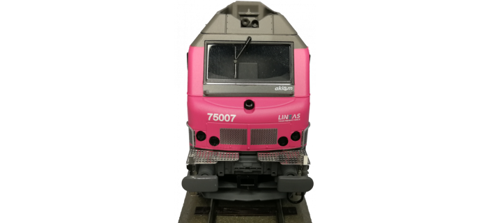 OS7520DCCS - Locomotive diesel BB 75007 nez fuchsia v1 LINEAS, DCC SOUND - Oskar