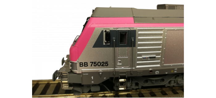 OS7525 - Locomotive diesel BB 75025 nez fuchsia v2 LINEAS - Oskar