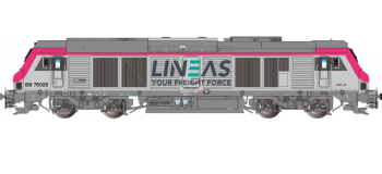 OS7525 - Locomotive diesel BB 75025 nez fuchsia v2 LINEAS - Oskar