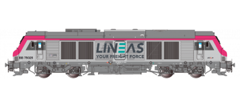 OS7525 - Locomotive diesel BB 75025 nez fuchsia v2 LINEAS - Oskar