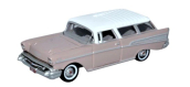 Modélisme ferroviaire : OXFORD OX57001 - Chevrolet nomade 1957 pastel - blanc