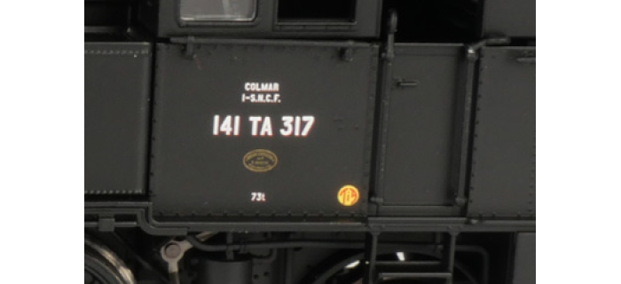P50671 - Locomotive à vapeur 141 TA 317, SNCF, DCC Son - Piko