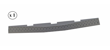 P55443-U - Socle ballast pour moteur d'aiguillage courbe à gauche, 1 piece - Piko