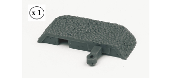 P55445-U - Extrémité de ballast pour fin de voie, 1 pièce - Piko
