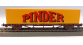 DEP-P96973-1 - Wagon plat 2 essieux SNCF avec container PINDER - Piko