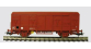 P96628 - Wagon couvert 2 essieux SNCF, type GS 4 brun rouge UICF - Piko
