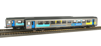 P97312 - Set de 2 Voitures Corail Vtu SNCF, Fluo Grand Est - Piko