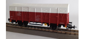 P96621A - Wagon couvert 2 essieux Gs4 RTO TR135 Meccoli - Piko