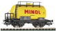P57713 - Wagon citerne jaune MINOL, DR - Piko