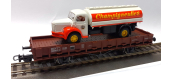 P58401-C - Wagon plat avec camion berliet 