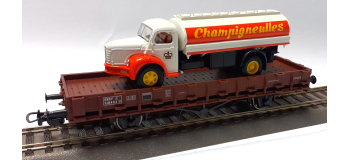 P58401-C - Wagon plat avec camion berliet 