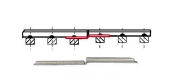 Modélisme ferroviaire : PIKO P55294 - Eclisses adaptation code 83 (6p) 