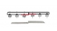 Modélisme ferroviaire : PIKO P55294 - Eclisses adaptation code 83 (6p) 