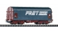 Modélisme ferroviaire : PIKO PI 95337 - Wagon bâche gris à bogies livrée FRET